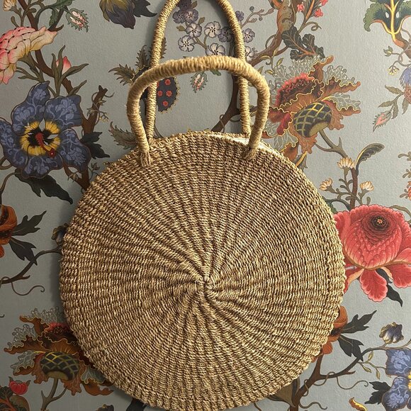 INNE Sola Maxi Bag - Natural Straw Raffia NEW - Picture 2 of 6